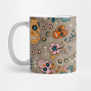 Sugar Skull Pattern Mug